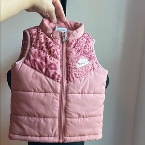 Nike Kids Pink Puffer Vest